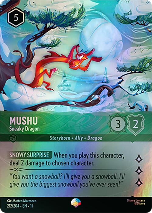 Mushu - Sneaky Dragon (Epic) (212/204) [Winterspell] | Clutch Gaming