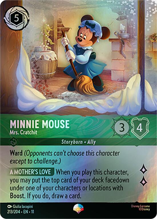 Minnie Mouse - Mrs. Cratchit (Epic) (213/204) [Winterspell] | Clutch Gaming