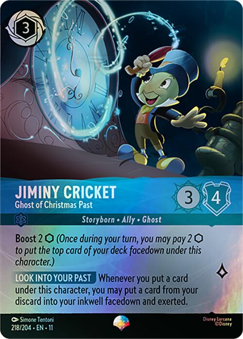 Jiminy Cricket - Ghost of Christmas Past (Epic) (218/204) [Winterspell] | Clutch Gaming