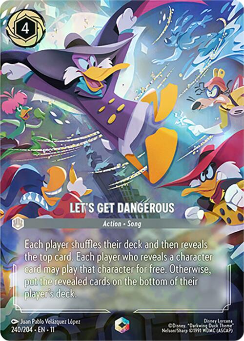 Let's Get Dangerous (Enchanted) (240/204) [Winterspell] | Clutch Gaming