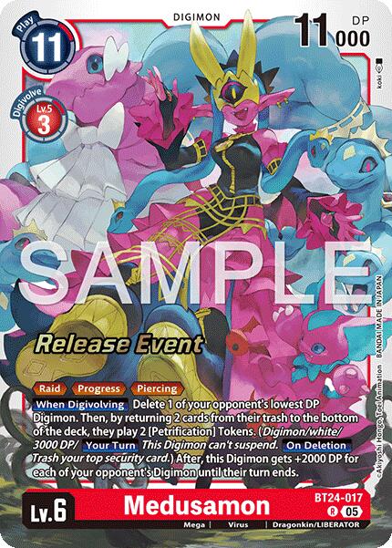 Medusamon [BT24-017] [Time Stranger Release Events Cards] | Clutch Gaming