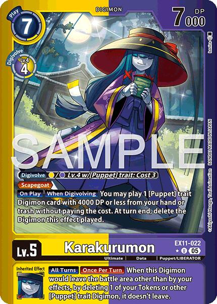 Karakurumon [EX11-022] (Limited Foil) [Dawn of Liberator] | Clutch Gaming