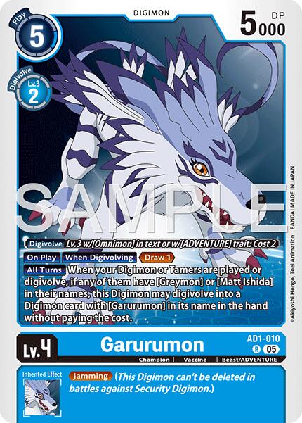 Garurumon [AD1-010] [Advanced Booster Digimon Generation] | Clutch Gaming