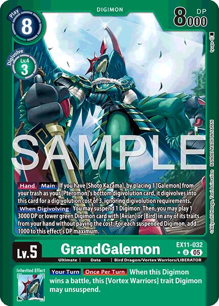 GrandGalemon [EX11-032] (Limited Foil) [Dawn of Liberator] | Clutch Gaming