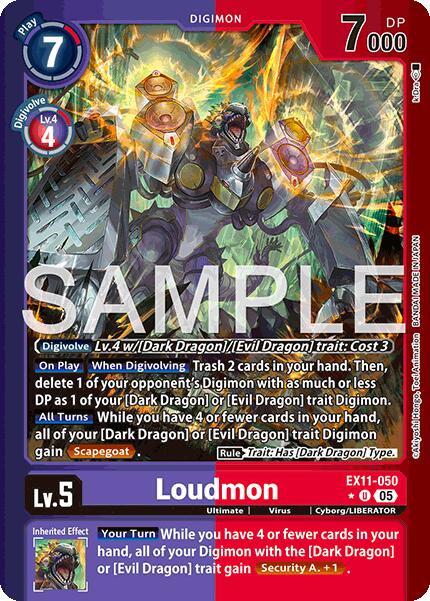 Loudmon [EX11-050] (Limited Foil) [Dawn of Liberator] | Clutch Gaming