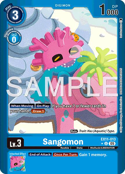 Sangomon [EX11-013] (Limited Foil) [Dawn of Liberator] | Clutch Gaming