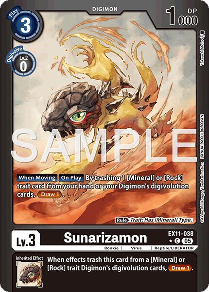 Sunarizamon [EX11-038] (Limited Foil) [Dawn of Liberator] | Clutch Gaming