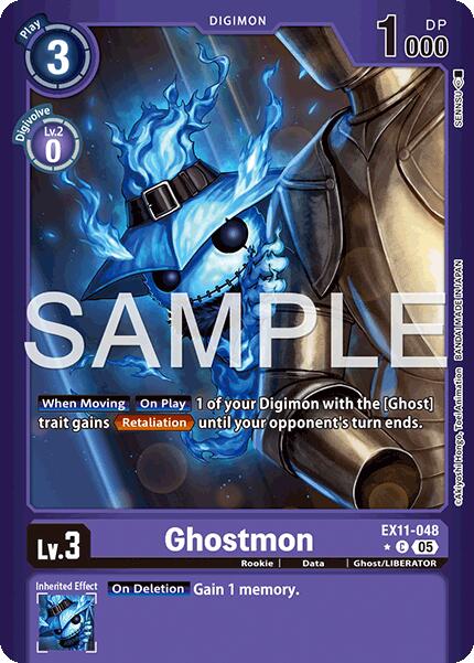 Ghostmon [EX11-048] (Limited Foil) [Dawn of Liberator] | Clutch Gaming