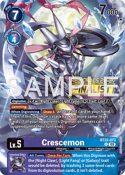 Crescemon [BT22-073] (Regionals 26-27 Season 1 Finalist) [Cyber Eden] | Clutch Gaming