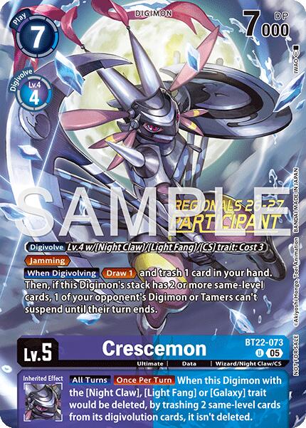 Crescemon [BT22-073] (Regionals 26-27 Season 1 Participant) [Cyber Eden] | Clutch Gaming