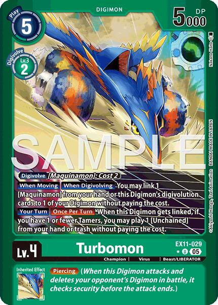 Turbomon [EX11-029] (Limited Foil) [Dawn of Liberator] | Clutch Gaming