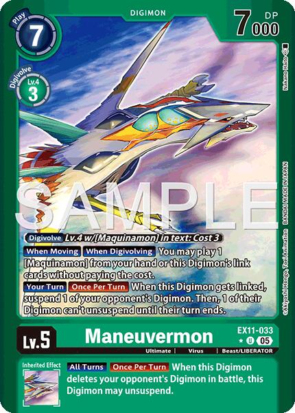 Maneuvermon [EX11-033] (Limited Foil) [Dawn of Liberator] | Clutch Gaming