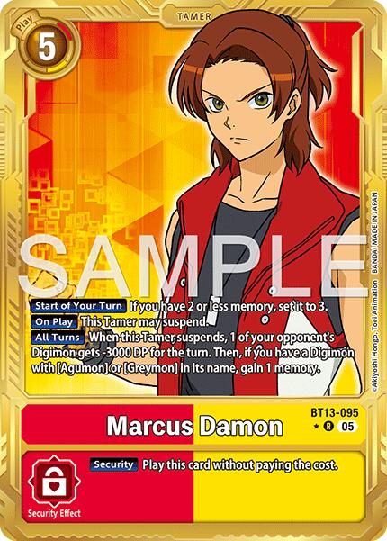 Marcus Damon [BT13-095] (Alternate Art) [Advanced Booster Digimon Generation] | Clutch Gaming