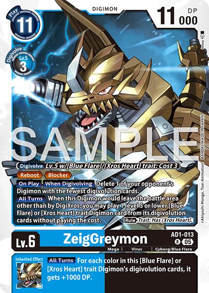 ZeigGreymon [AD1-013] [Advanced Booster Digimon Generation] | Clutch Gaming