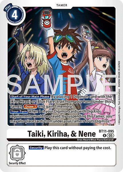 Taiki, Kiriha, & Nene [BT11-095] [Advanced Booster Digimon Generation] | Clutch Gaming