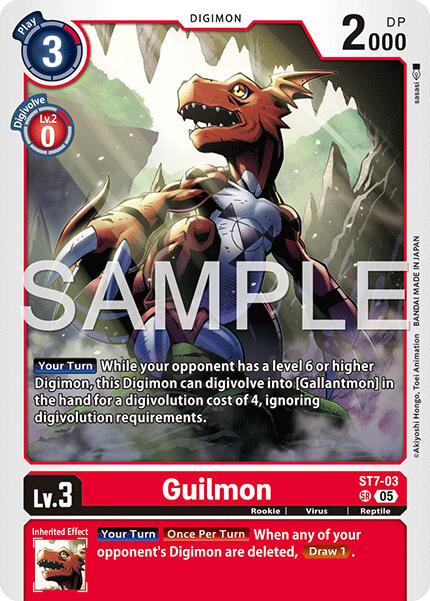 Guilmon [ST7-03] - ST7-03 [Advanced Booster Digimon Generation] | Clutch Gaming