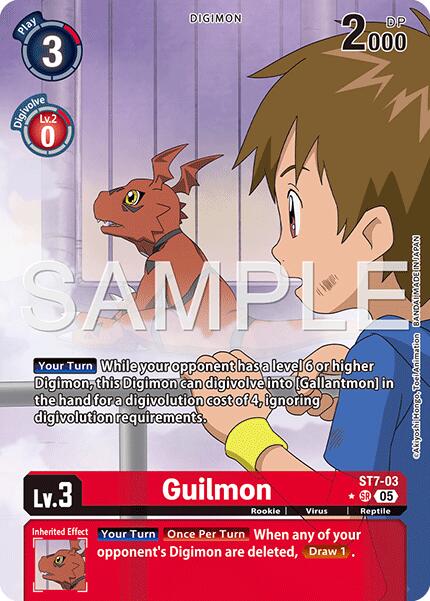 Guilmon [ST7-03] - ST7-03 (Alternate Art) [Advanced Booster Digimon Generation] | Clutch Gaming