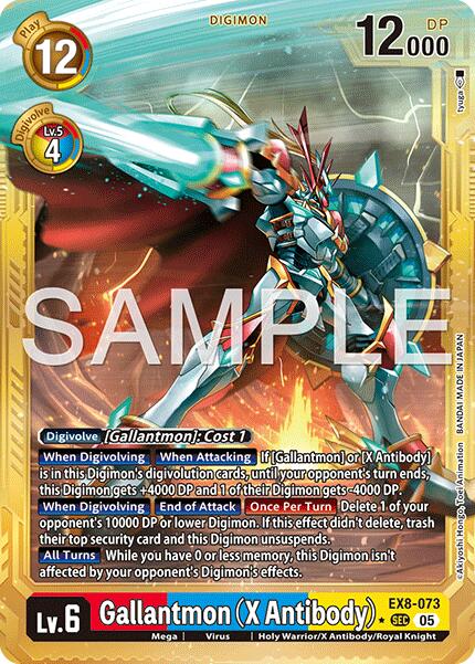 Gallantmon [EX8-073] (X Antibody) (Alternate Art) [Advanced Booster Digimon Generation] | Clutch Gaming