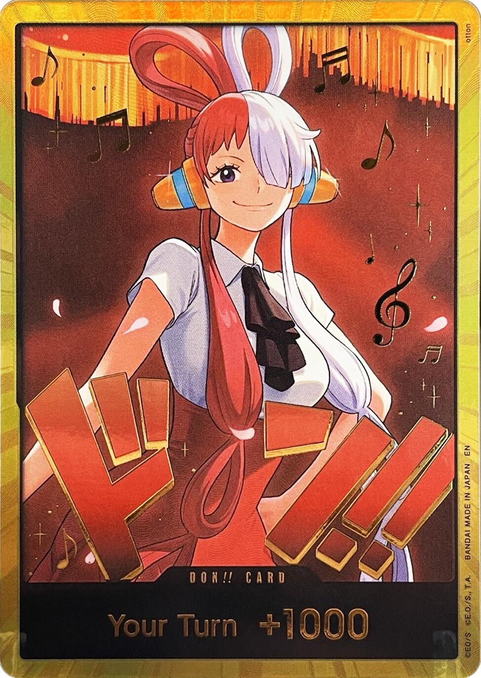 DON!! Card (Uta) (Gold) [Extra Booster: One Piece Heroines Edition] | Clutch Gaming