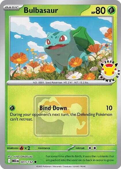 Bulbasaur (001/132) (Pokemon Day 2026) [Miscellaneous Cards] | Clutch Gaming