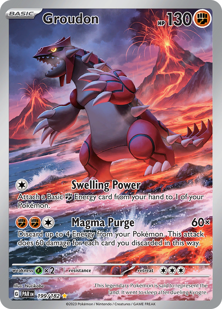 Groudon (199/182) [Scarlet & Violet: Paradox Rift] | Clutch Gaming