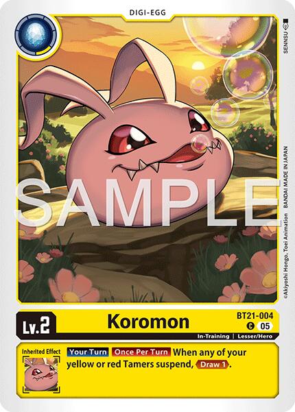 Koromon [BT21-004] [Advanced Booster Digimon Generation] | Clutch Gaming