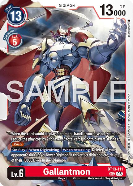 Gallantmon [BT13-111] [Advanced Booster Digimon Generation] | Clutch Gaming