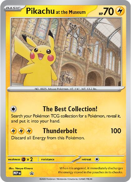 Pikachu at the Museum [Mega Evolution Promo] | Clutch Gaming