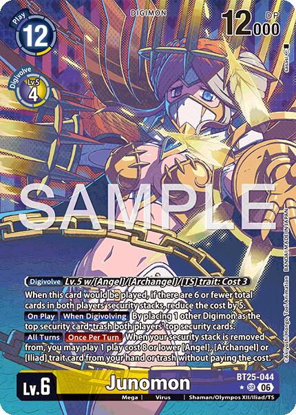 Junomon [BT25-044] (Alternate Art) [Dual Revolution] | Clutch Gaming
