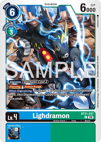 Lighdramon [BT21-037] (Foil Reprint) [Advanced Booster Digimon Generation] | Clutch Gaming