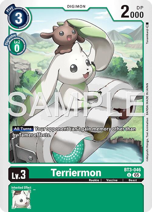 Terriermon [BT3-046] (Foil Reprint) [Advanced Booster Digimon Generation] | Clutch Gaming