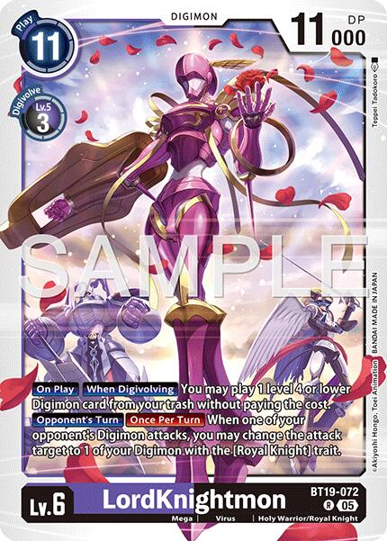 LordKnightmon [BT19-072] (Reprint) [Advanced Booster Digimon Generation] | Clutch Gaming