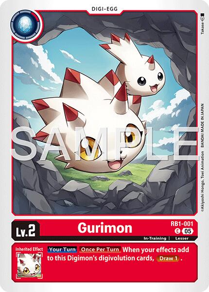 Gurimon [RB1-001] (Reprint) [Advanced Booster Digimon Generation] | Clutch Gaming