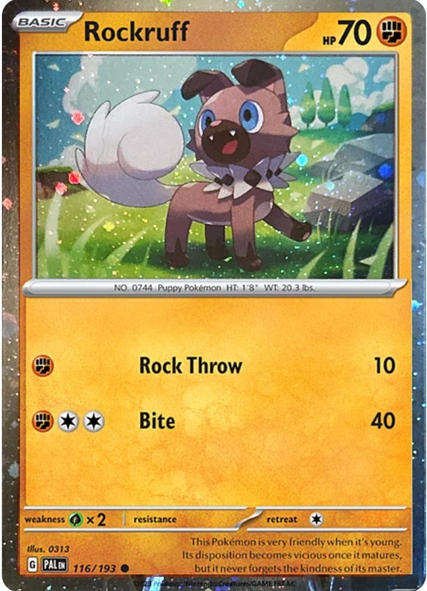 Rockruff (116/193) (Cosmos Holo) [Scarlet & Violet: Black Star Promos] | Clutch Gaming