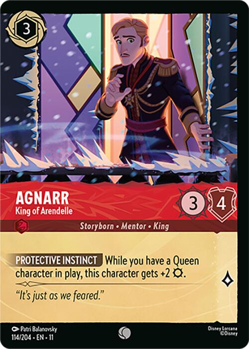 Agnarr - King of Arendelle (Foil) (114/204) [Winterspell] | Clutch Gaming