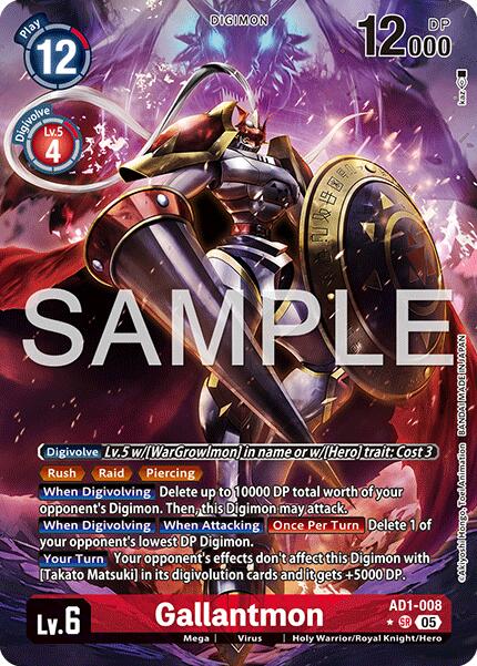 Gallantmon [AD1-008] (Alternate Art) [Advanced Booster Digimon Generation] | Clutch Gaming