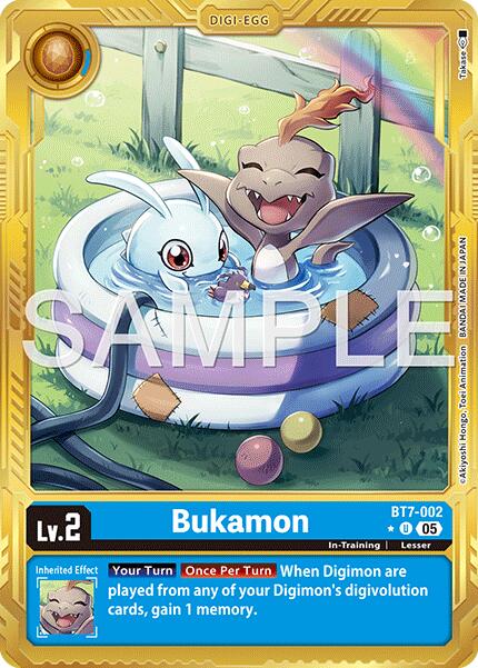 Bukamon [BT7-002] (Gold Border) [Advanced Booster Digimon Generation] | Clutch Gaming