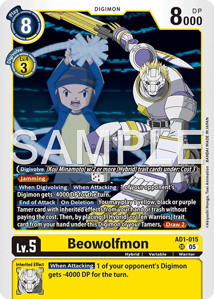 Beowolfmon [AD1-015] [Advanced Booster Digimon Generation] | Clutch Gaming