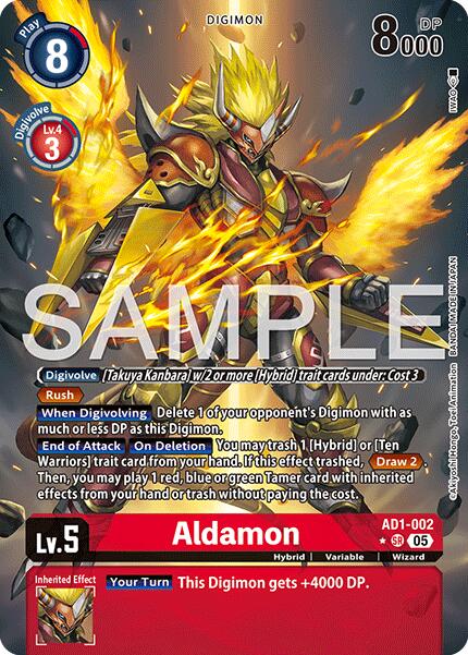Aldamon [AD1-002] (Alternate Art) [Advanced Booster Digimon Generation] | Clutch Gaming