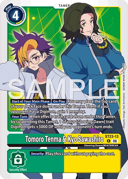 Tomoro Tenma & Kyo Sawashiro [ST23-13] [Starter Deck: Beatbreak] | Clutch Gaming