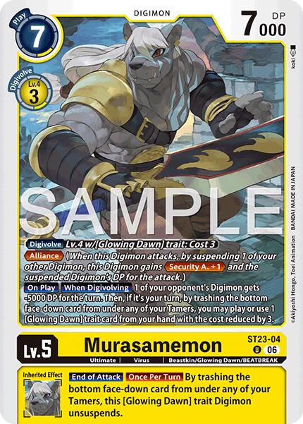 Murasamemon [ST23-04] [Starter Deck: Beatbreak] | Clutch Gaming
