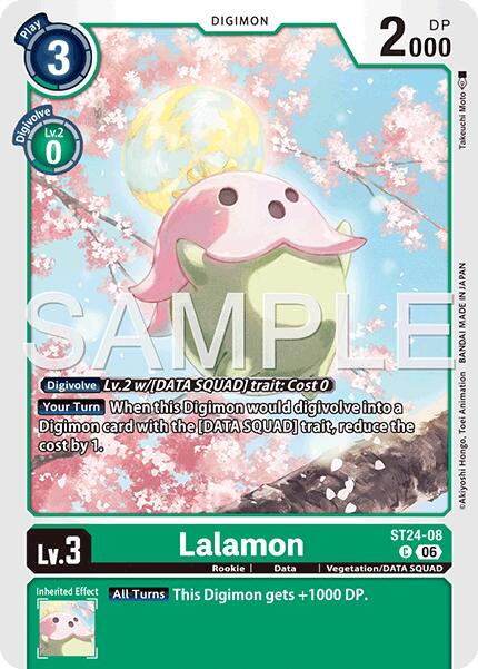 Lalamon [ST24-08] [Starter Deck: Data Squad] | Clutch Gaming