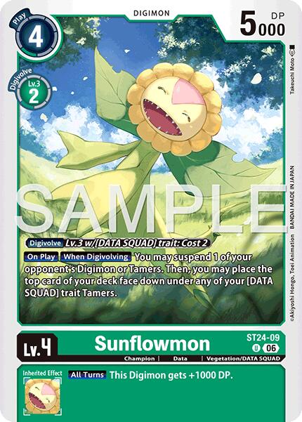 Sunflowmon [ST24-09] [Starter Deck: Data Squad] | Clutch Gaming