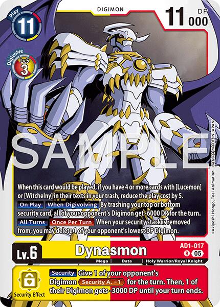 Dynasmon [AD1-017] [Advanced Booster Digimon Generation] | Clutch Gaming