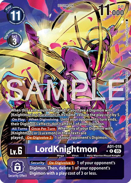 LordKnightmon [AD1-018] (Alternate Art) [Advanced Booster Digimon Generation] | Clutch Gaming