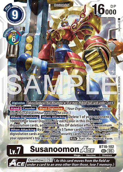 Susanoomon ACE [BT18-102] (Reprint) [Advanced Booster Digimon Generation] | Clutch Gaming