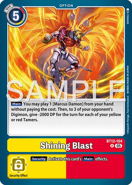 Shining Blast [BT12-104] (Reprint) [Advanced Booster Digimon Generation] | Clutch Gaming