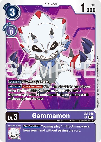 Gammamon [LM-016] [Advanced Booster Digimon Generation] | Clutch Gaming