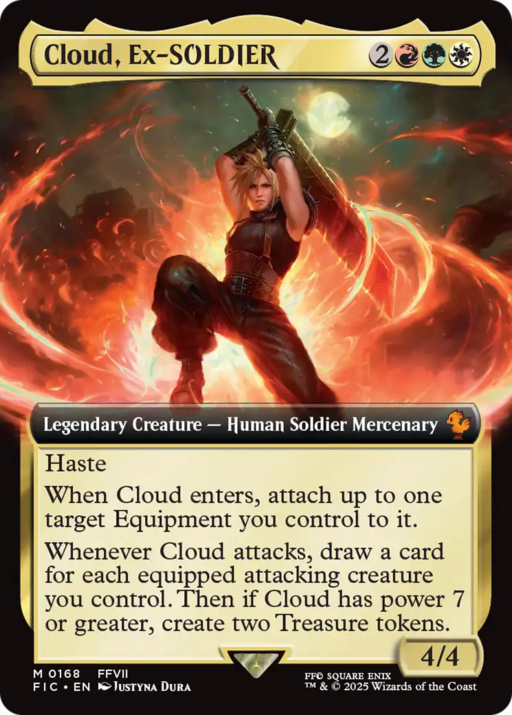 Cloud, Ex-SOLDIER (Extended Art) [FINAL FANTASY Commander] | Clutch Gaming