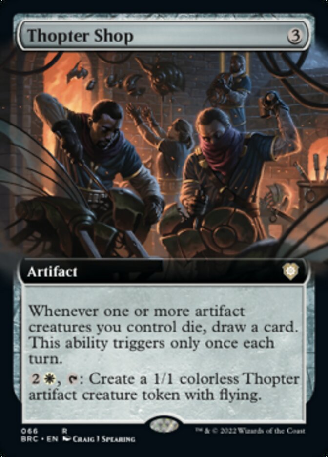 Thopter Shop (Extended Art) [The Brothers' War Commander] | Clutch Gaming